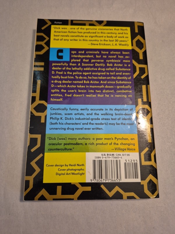 A Scanner Darkly by Philip Dick Vintage TPB Psychedelic Science Fiction gallery