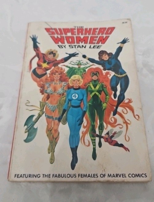 Stan Lee 1977 The Superhero Women Marvel Comics Paperback