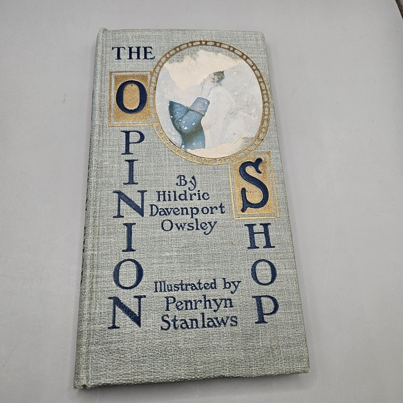 Rare Antique Book The Opinion Shop by Hildric Davenport Owsley