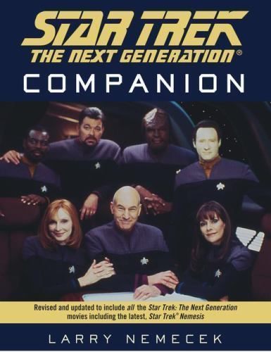 The Star Trek The Next Generation Companio- 0671883402, paperback, Larry Nemecek