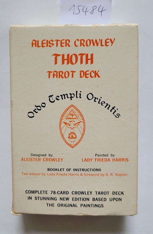 Aleister Crowley Thoth Tarot Deck : complete : 78 + 2 cards : Crowley, Aleister