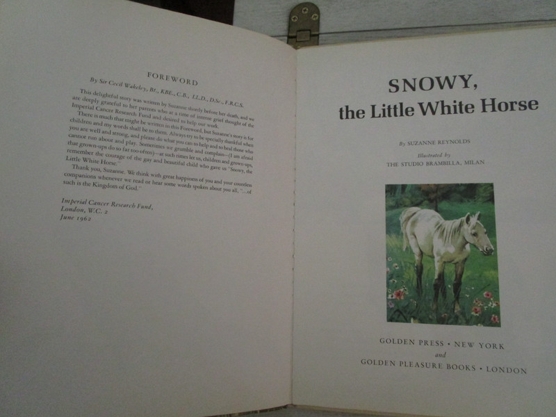 Snowy the Little White Horse Big Golden Book First Edition 1965 Illustrated Pony gallery