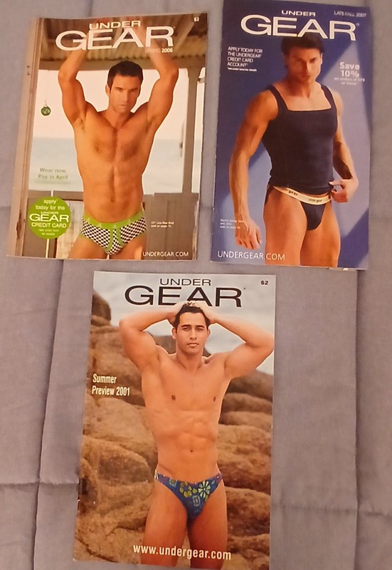 lot of 3 Under Gear Magazines Men’s Swimwear Underwear Male Model Catalog (2)