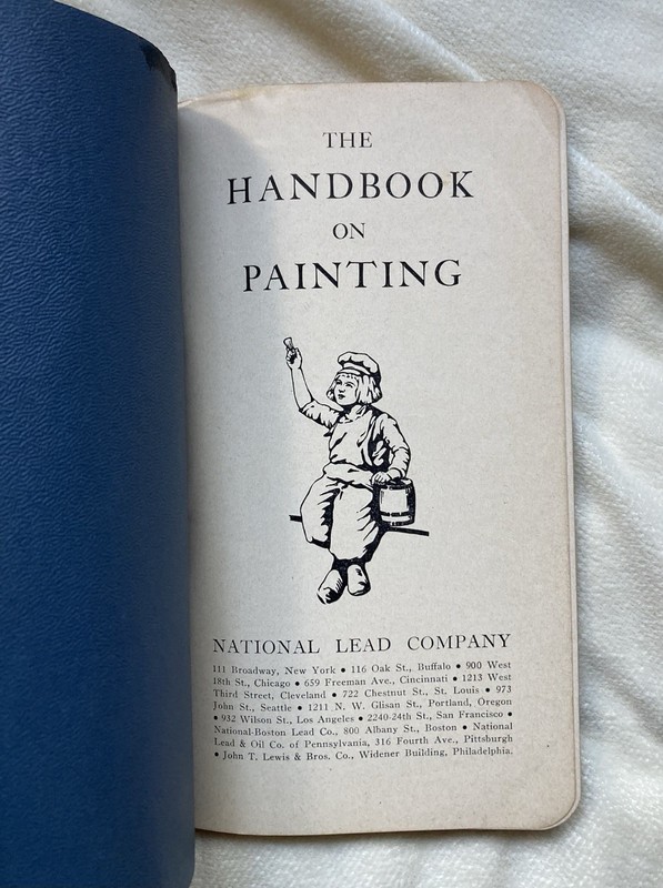 1939 The Handbook On Painting National Lead Co. Dutch Boy VINTAGE PB 138 Pages. gallery