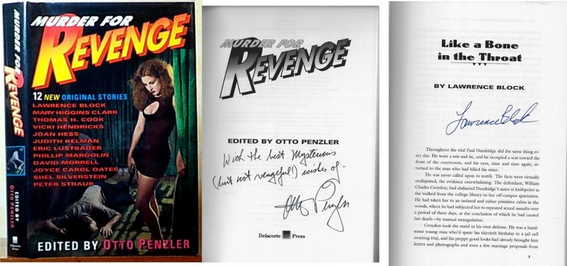 Murder for Revenge, 12 New Original Short Stories, Signed 1st Edition