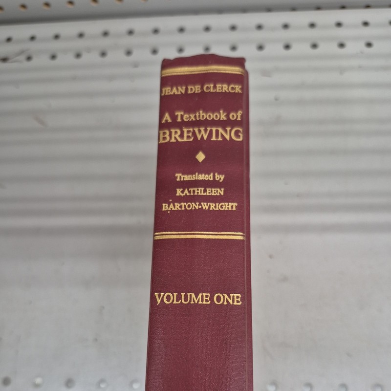 A Textbook Of Brewing Vol 1 Jean De Clerck Siebel Institute 1994 HB