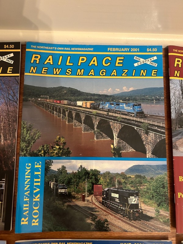 (12) Vintage {2001} "RAILPACE NEWSMAGAZINE" Magazine Lot, RARE! COMPLETE SET! gallery