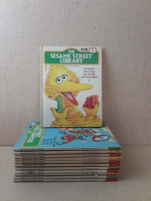 1978 The Sesame Street Library 12 Books
