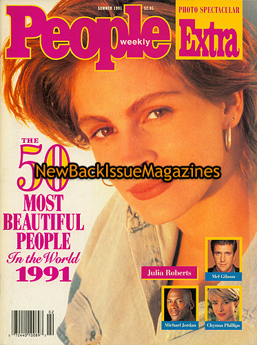 People 5/91,Julia Roberts,The 50 Most Beautiful People in World 1991,*LAST ONE