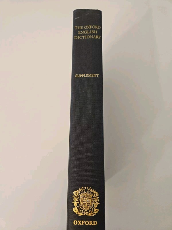 The Oxford English Dictionary Supplement At The Clarendon Press 325 pages gallery