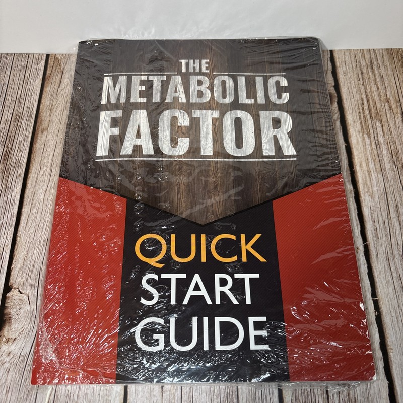 The Metabolic Factor Quick Start Guide by Jonny Bowden PhD Paperback SEALED