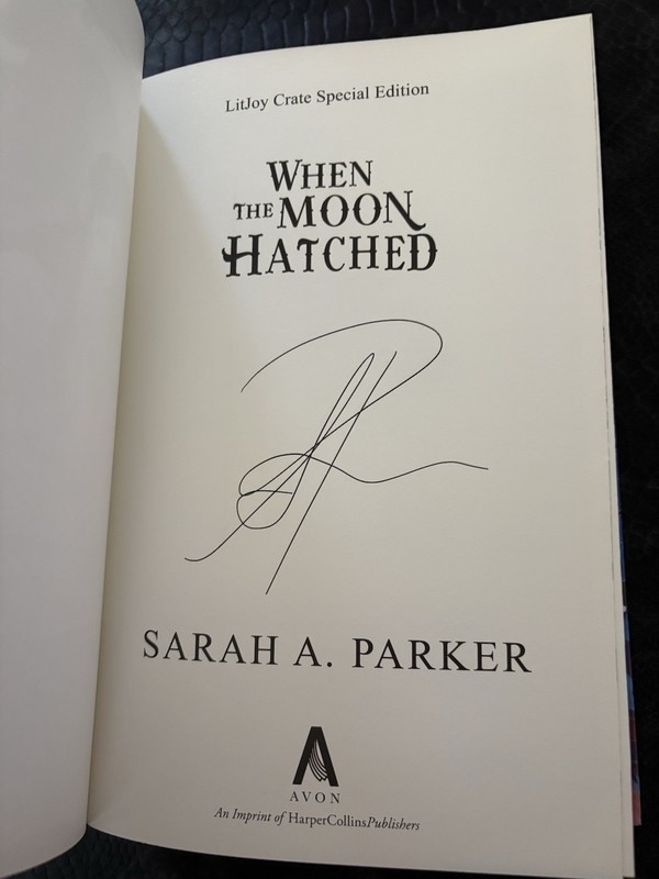 LitJoy When the Moon Hatched Sarah A. Parker SIGNED STENCILED EXCLUSIVE EDITION gallery