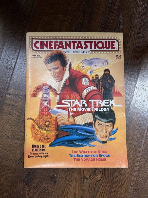 Cinefantastique Double June 1987 Star Trek The Movie Trilogy LB9
