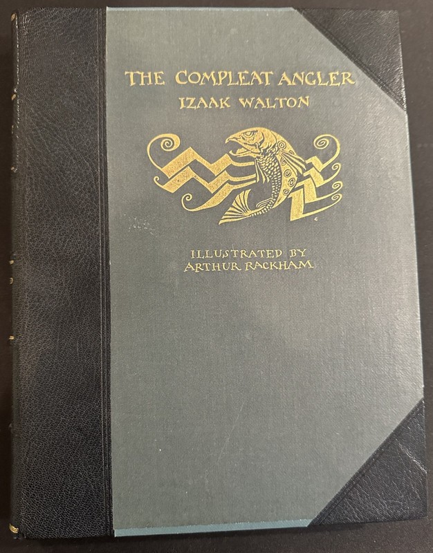 The Compleat Angler – 1931 Leather – Illustrated by Arthur Rackham First