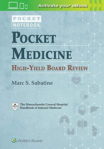 Pocket Medicine High-Yield Board Review (Pocket Notebook) by Dr. Marc S Sabatine