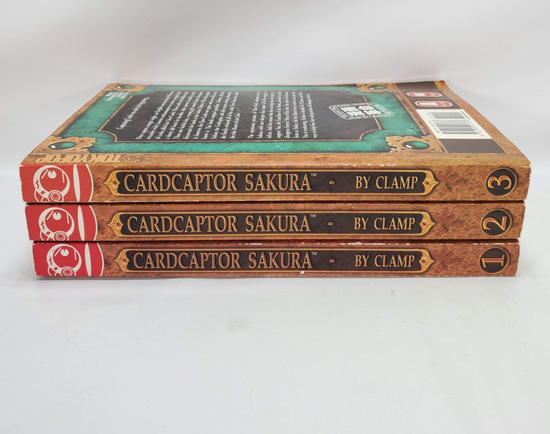 Cardcaptor Sakura – By Clamp Volumes 1 – 3 Books Bundle 1 2 3 Tokyopop