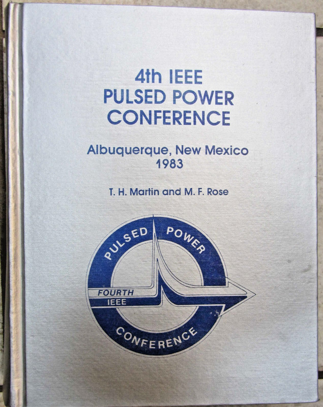 1983 Vintage Book-4th IEEE Pulsed Power Conference, Albuquerque, NM(836 pages)