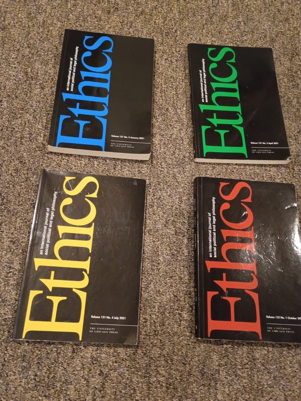 Ethics: international journal of social, political and legal philosophy 2021 (4)