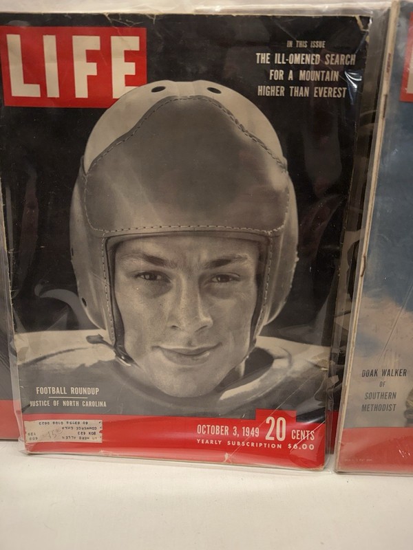 Life Magazine - Football Lot 5: 1940 - 1949 Ohio State, Michigan University Rare gallery