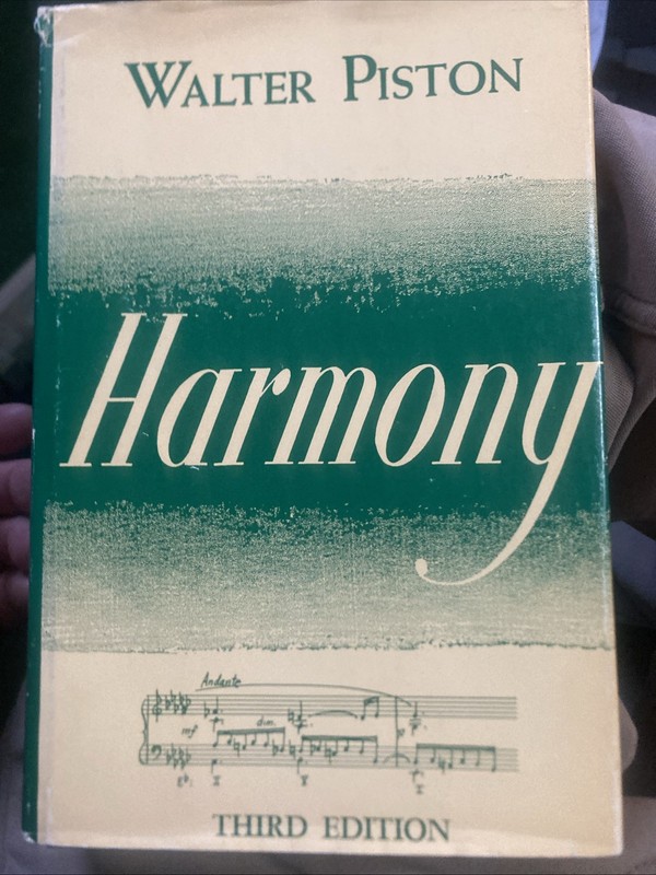 Harmony 3rd Edition By Walter Piston 1969 Hardcover W W Norton & Company Accept