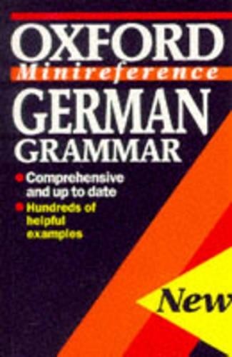 German Grammar (Oxford minireference) by Rowlinson, William Paperback Book The