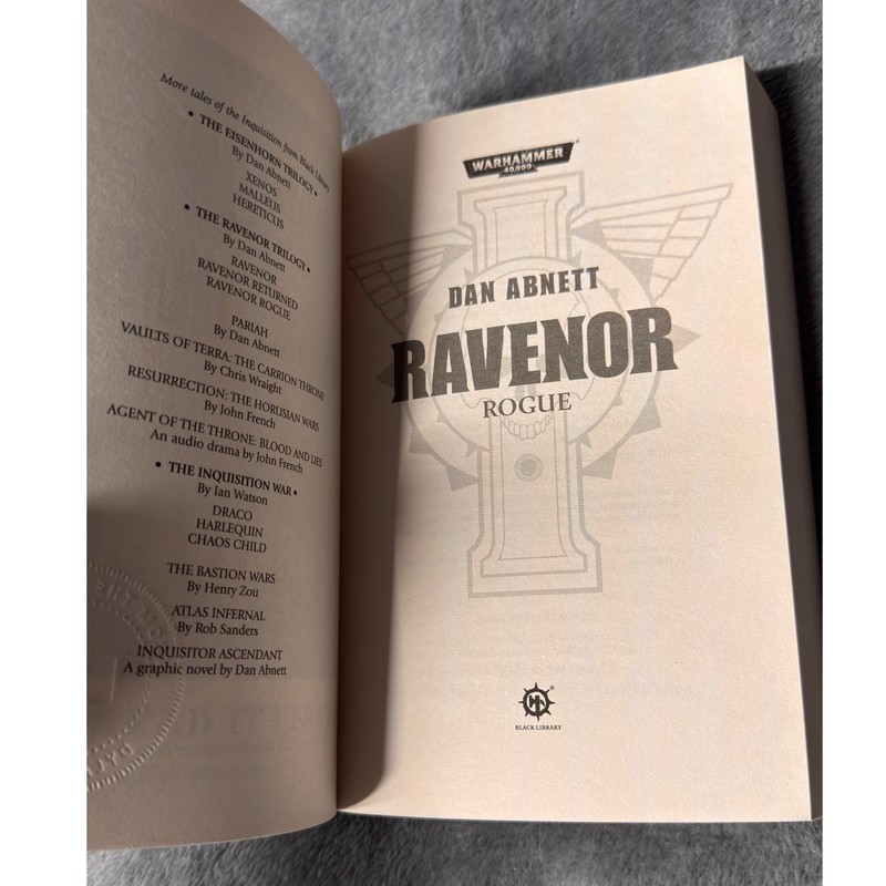 Ravenor Trilogy PB Book Set 1-3 Returned Rogue Dan Abnett Warhammer 40k gallery