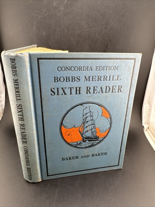 1924 «Bobbs-Merrill First Reader»-Baker & Baker, The Bobbs-Merrill Co. HC ACC #6