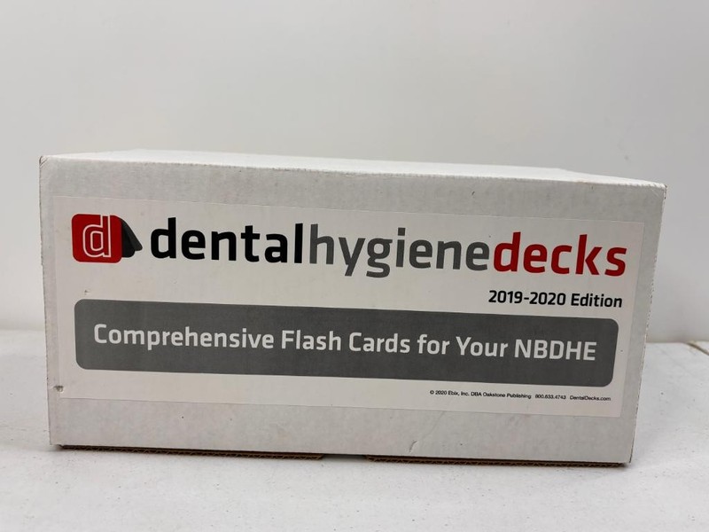 Dental Hygiene Decks 2019-2020 NBDHE Comprehensive Flash Cards Study Prep Box