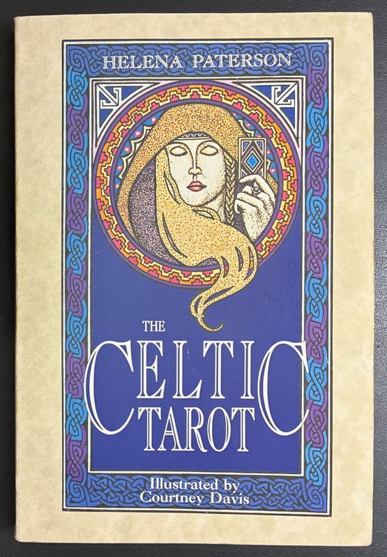 The Celtic Tarot by Helena Patersson & Courtney Davis 1990 1st ed. PB Book Only