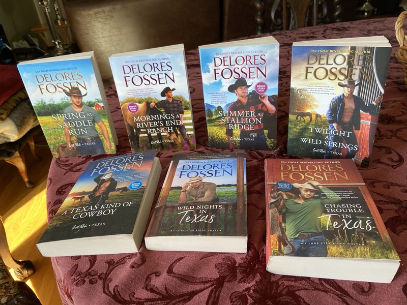 Lot of 7 – Delores Fossen Texas Cowboys Last Ride LN PAPERBACKS Free Shipping