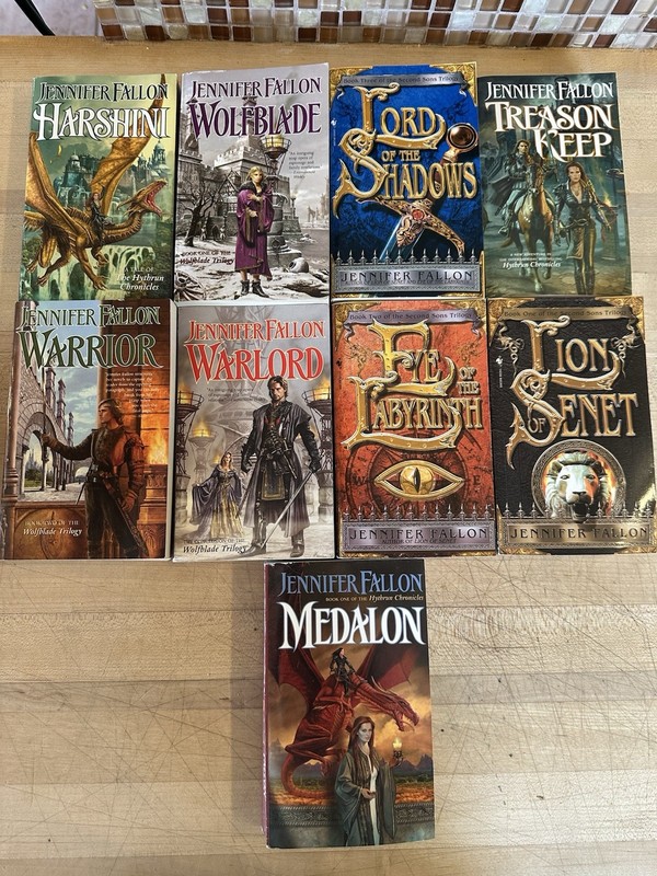 Lot Of 9 Jennifer Fallon Paperback Books