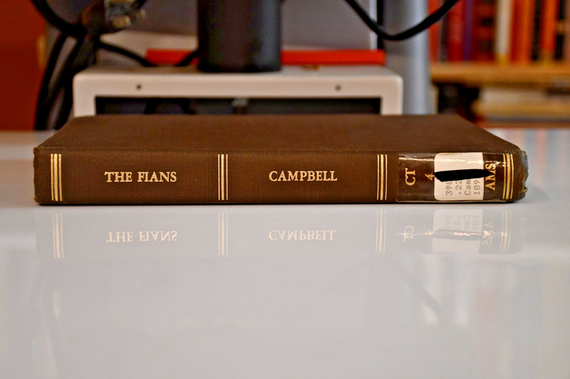 The Fians John G. Campbell 1973 AMS Press HC Celtic Folklore Argyllshire Series
