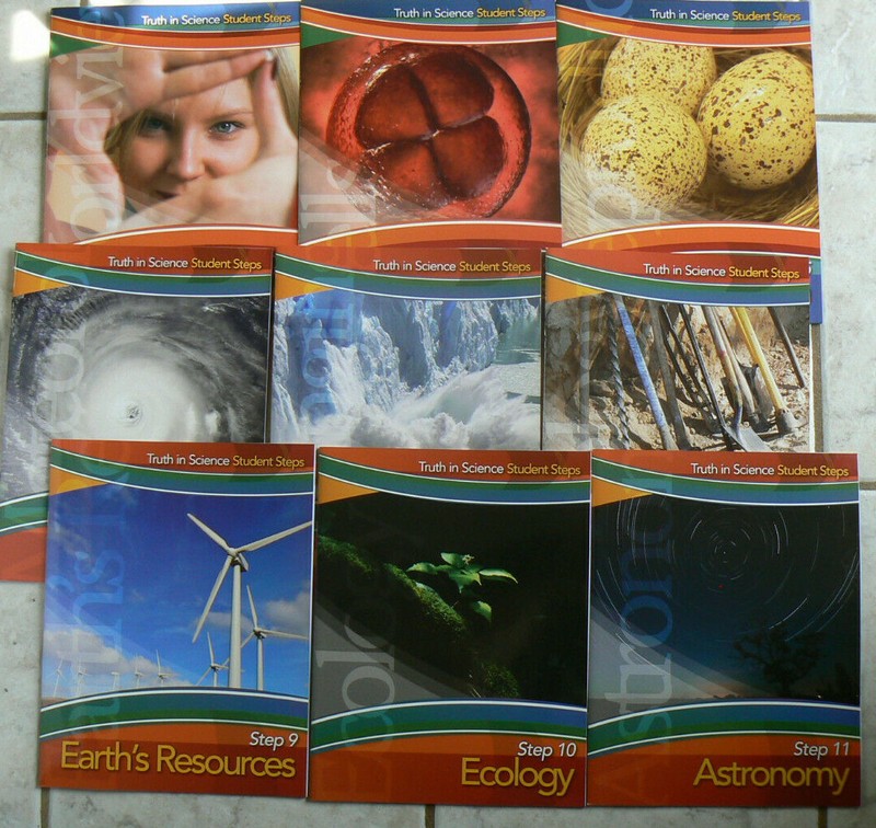 Truth in Science Student Steps-BRAND NEW workbooks,gr.6/6th #1 4 5 6 7 8 9 10 11