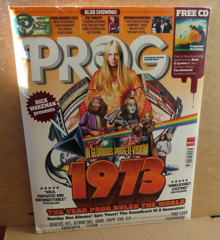 Prog Magazine Issue No. 337 Year:2013 Cover: 1973 in Prog Includes CD