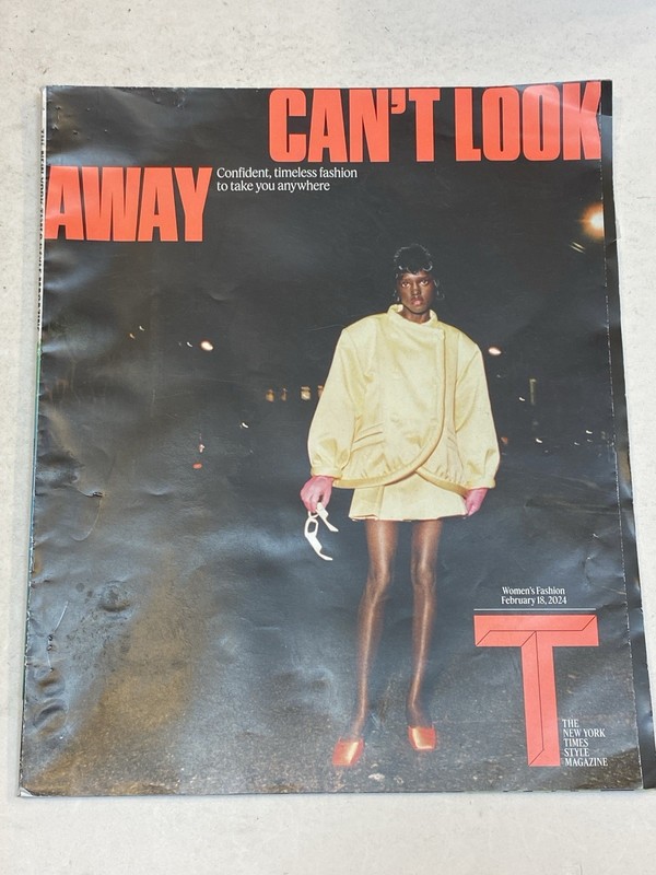 The New York Times Magazine Women’s Fashion Style Feb 18 2024 Can’t Look Away NY