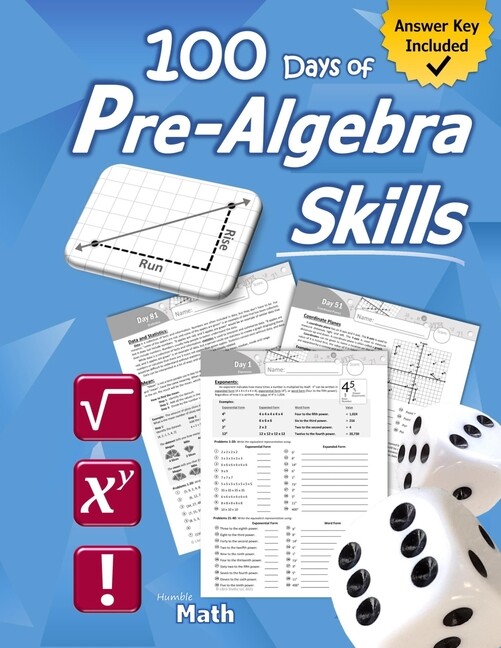 Pre-Algebra Skills: (Grades 6-8) Middle School Math Workbook (Prealgebra: E…