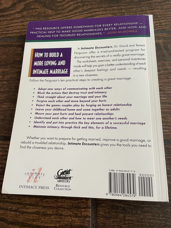 Intimate Encounters Guide Secrets of a Really Great Marriage Paperback Book gallery