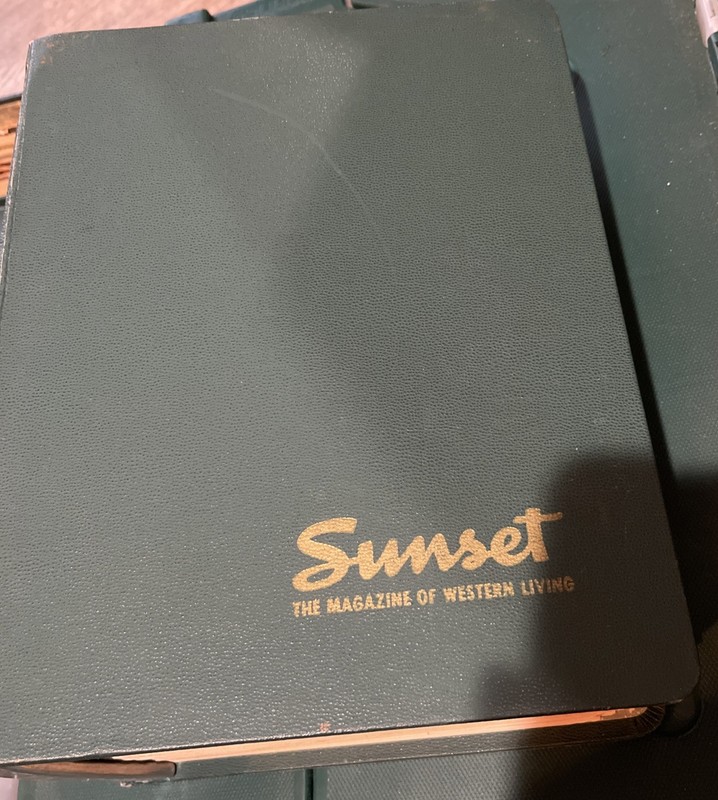1949/51 Sunset Magazine 12 Issues The Magazine Of Western Living Sunset Binder