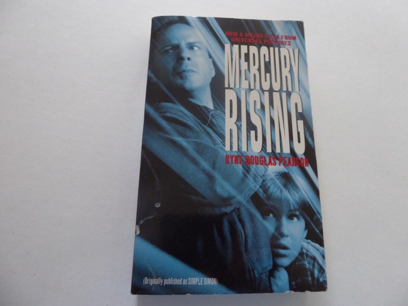 MERCURY RISING 1998 RYNE DOUGLAS PEARSON MOVIE TIE-IN COLLECTOR COPY