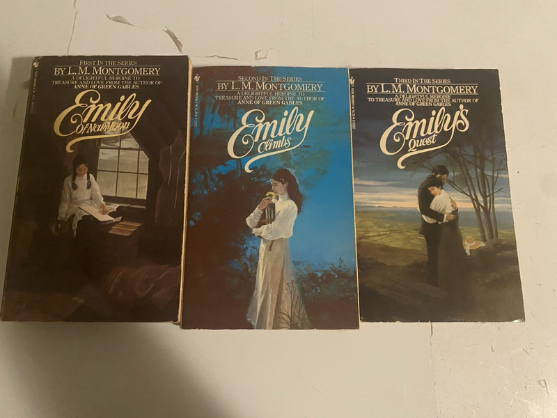 Emily Complete Lot of 3 Novels New Moon, Climbs, Quest) by LM Montgomery