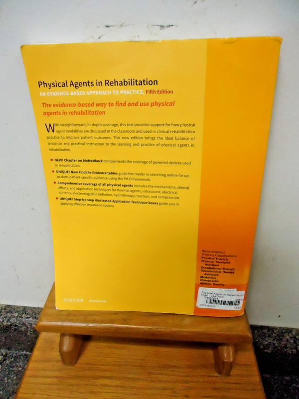 2018 Physical Agents in Rehabilitation 5th Edition PB By Michelle Cameron! F/S! gallery
