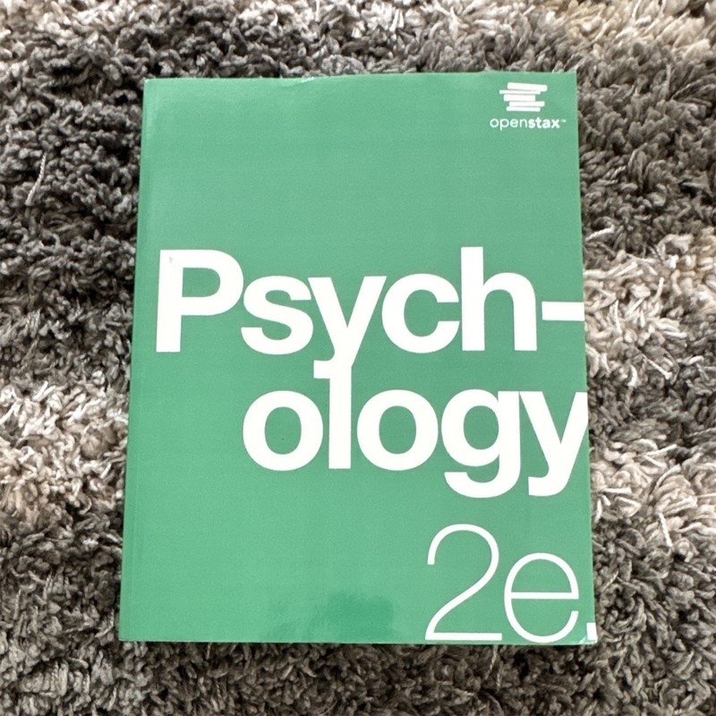 OpenStax Psychology 2e Paperback Textbook 2020 Kendall Hunt ISBN 9781975076450