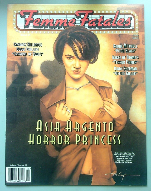 Femme Fatales magazine ~ MARCH 1999 ~ ASIA ARGENTO Carnival of Souls TROMA