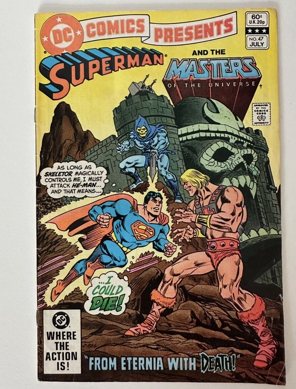 DC Comics Presents #47 First Appearance of He-Man and Skeletor, 1982