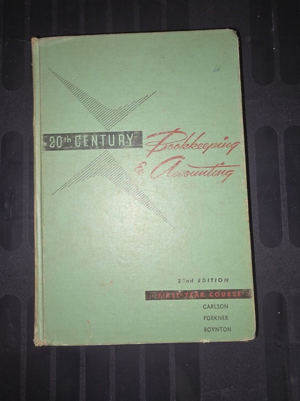20th Century Bookkeeping & Accounting 22nd Ed Vintage Textbook