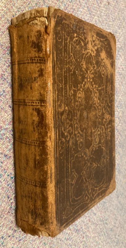 1867 antique leather Bible w/ JR Wilkinson family entries 1843-1899 births death gallery