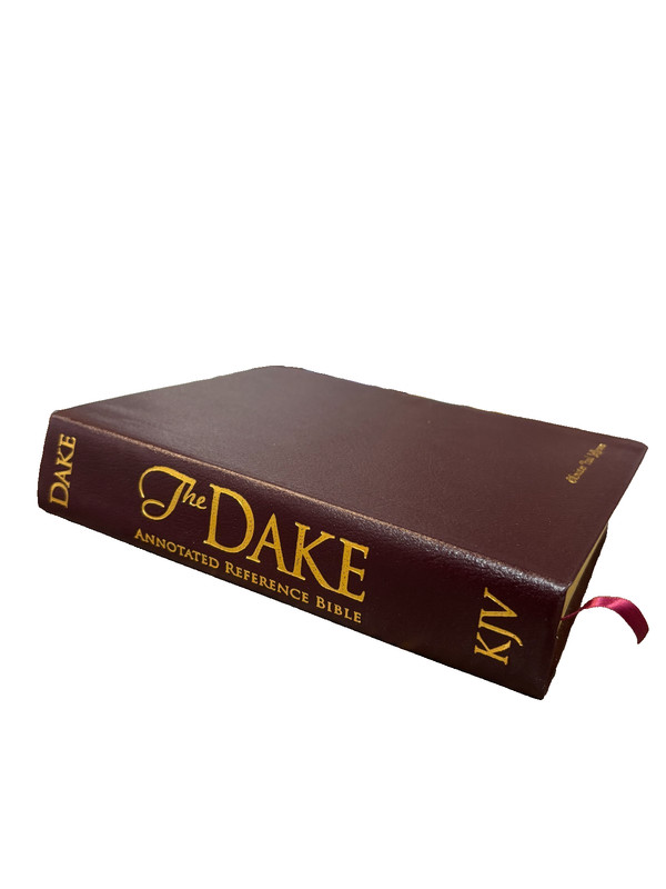 Dake Annotated Reference Bible-KJV-Large Note by Finis J. Dake (2015, Bonded…