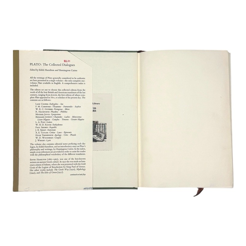 Plato - The Collected Dialogues Bollingen Series LXXI Pantheon 1966 in Slipcase gallery
