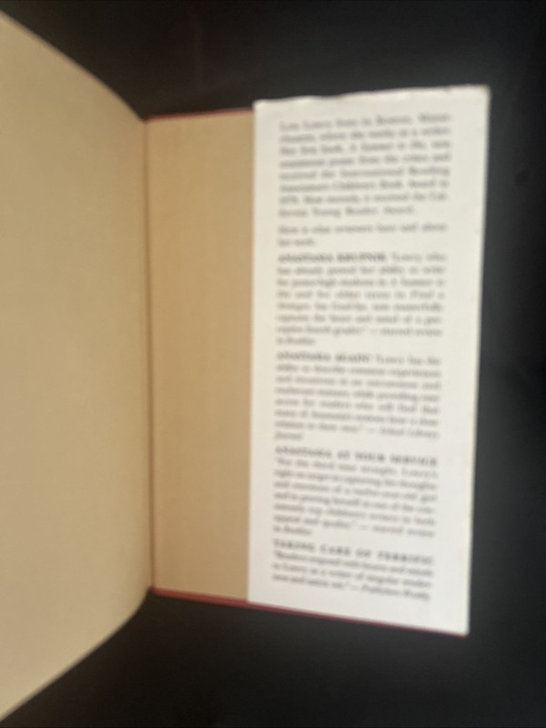 One Hundredth Thing about Caroline by Lowry Lois (1983, HCDJ) 1st Ed/ 1st Print gallery