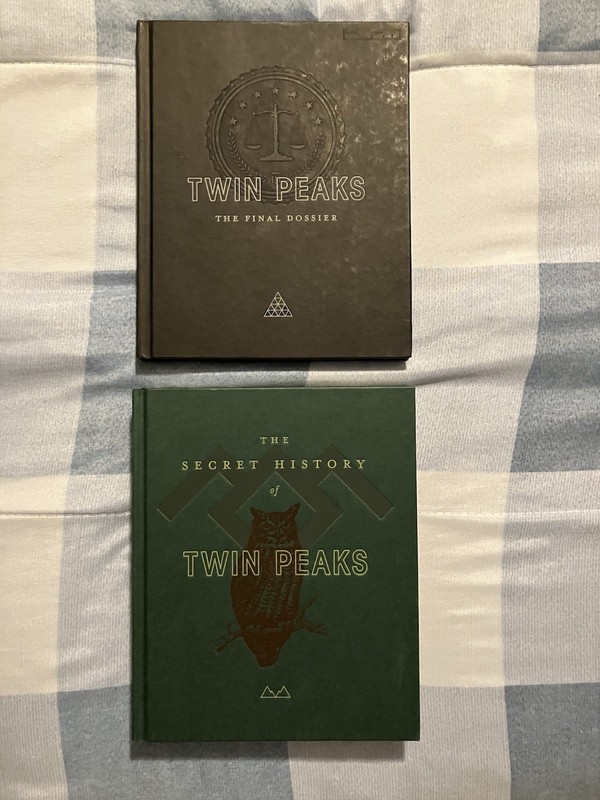 Twin Peaks Secret History and Twin Peaks Final Dossier Mark Frost Hardcover Book